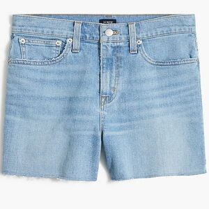 J.Crew High-rise midlength denim short in harbor wash size 29
